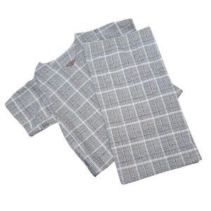 1950-60'S Short Sleeve Top & Skirt Suit Glen Plaid Pattern SEE‎ DESCRIPTION